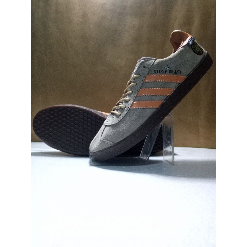 SEPATU ADIDAS STONE ISLAND COKLAT PREMIUM MIRROR 1.1 BNIB