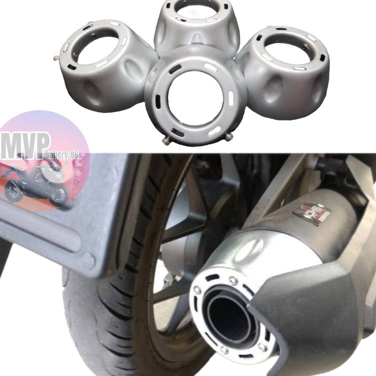 Corong Knalpot Matic End Muffler Universal Buat Vario Mio Beat Scoopy Fino Genio X Ride Soul Gt M3 D