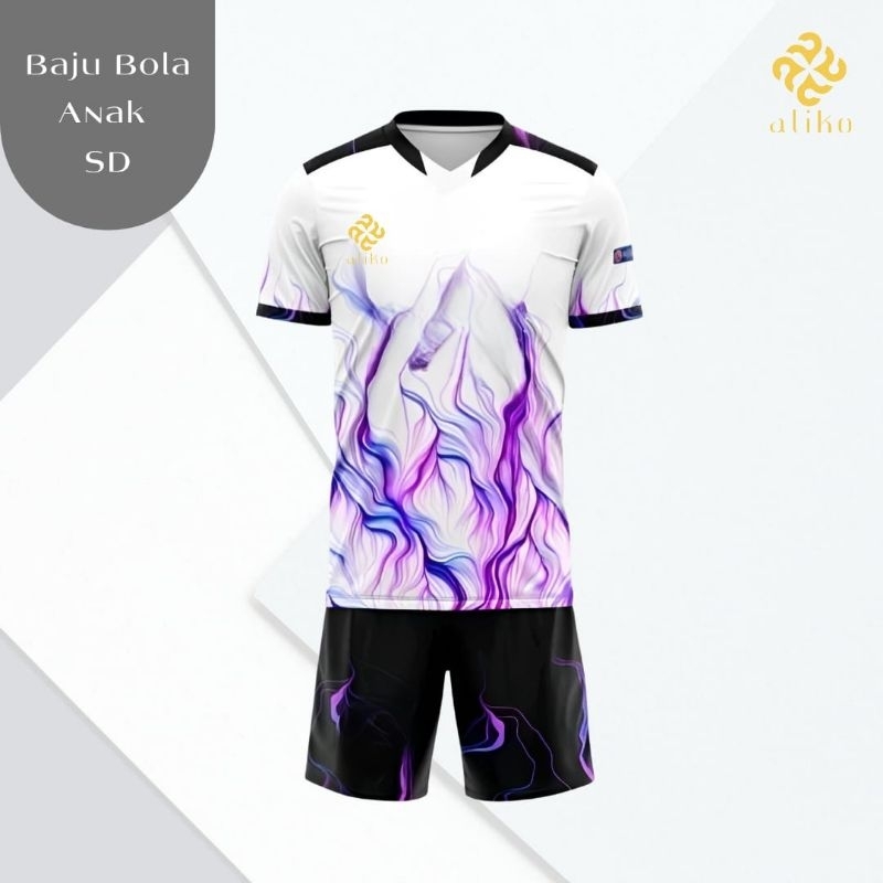 baju bola futsal volly badminton anal SD 6 sampai 13 thn