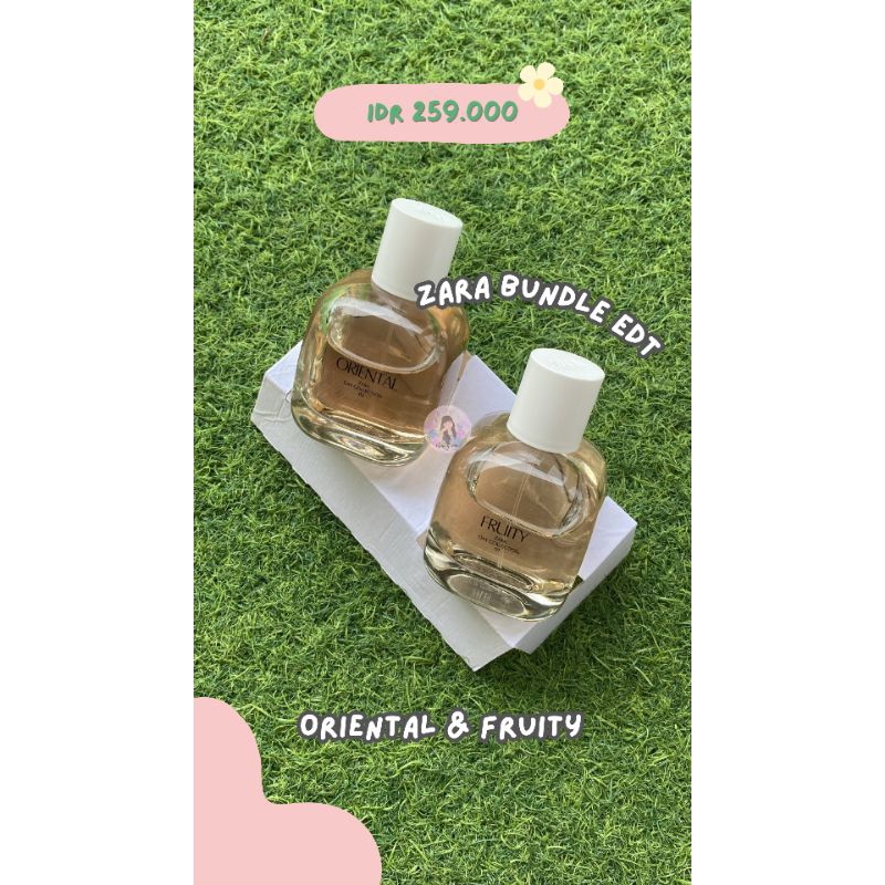 ❤️TBEAUTY❤️ PROMO BUNDLE PARFUM ZARA DAY COLLECTION SET ORIENTAL & FRUITY EDT