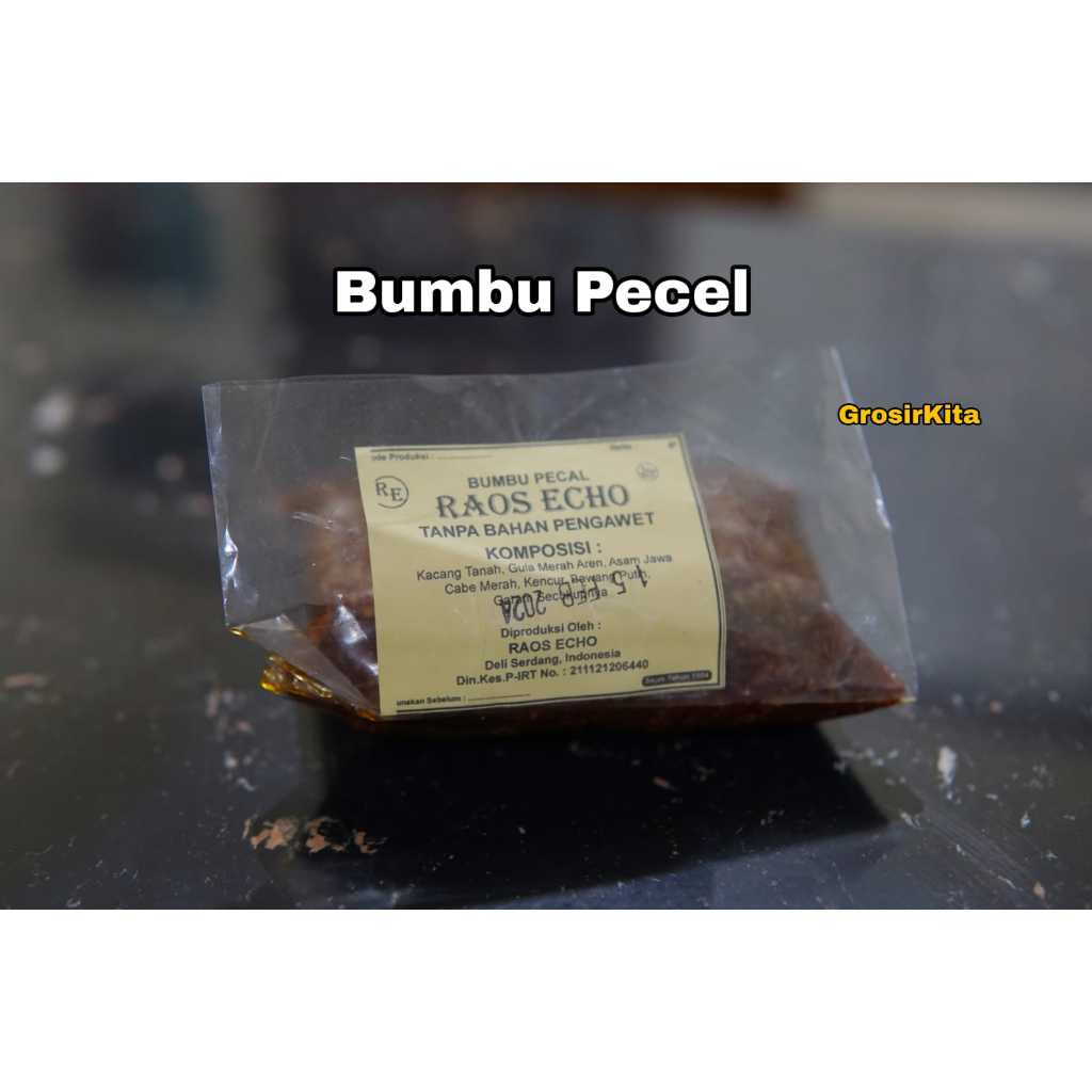

Bumbu Pecal RAOS ECHO Tanpa Bahan Pengawet
