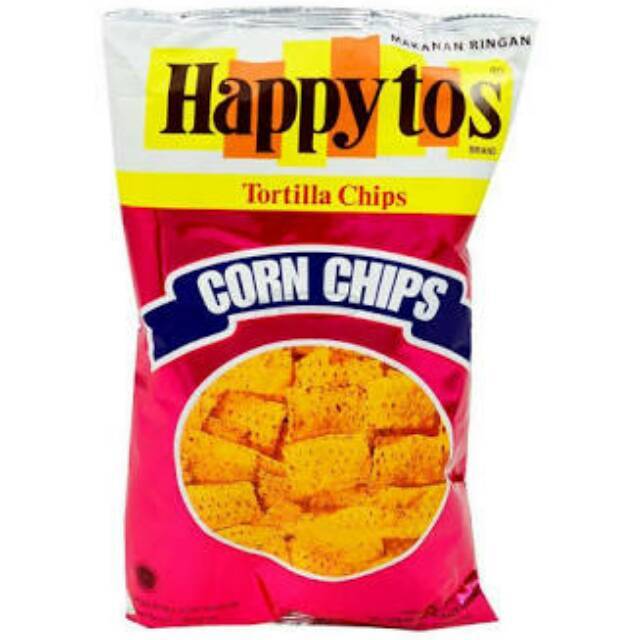 

happy tos Tortilla Chips Merah 160gr