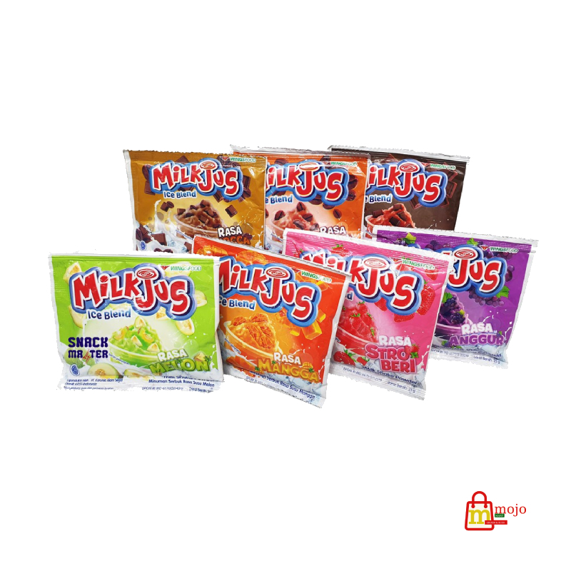 

MILKJUS ICE BLEND renceng isi 10 sachet - Aneka Rasa