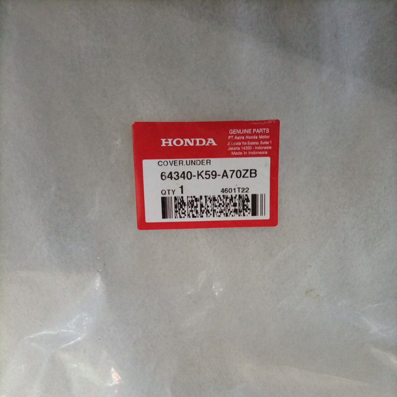 64340-K59-A70ZB COVER UNDER VARIO 125 LED VARIO 150 LED