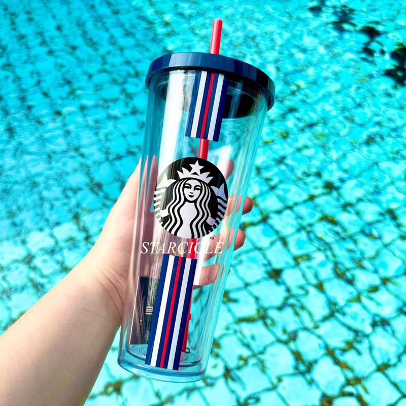 [ORI] Starbucks X Fila Plastic Tumbler 24oz
