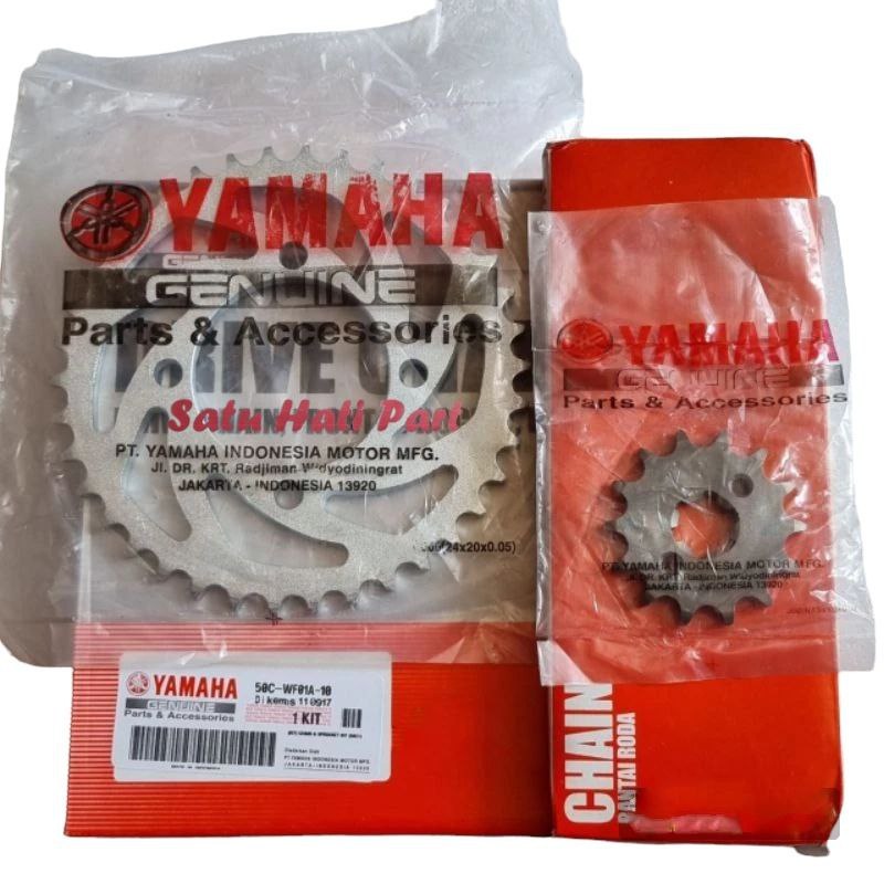 Gear Set / Gear Paket 50C Jupiter Mx New, Mx 135 New 5 Speed