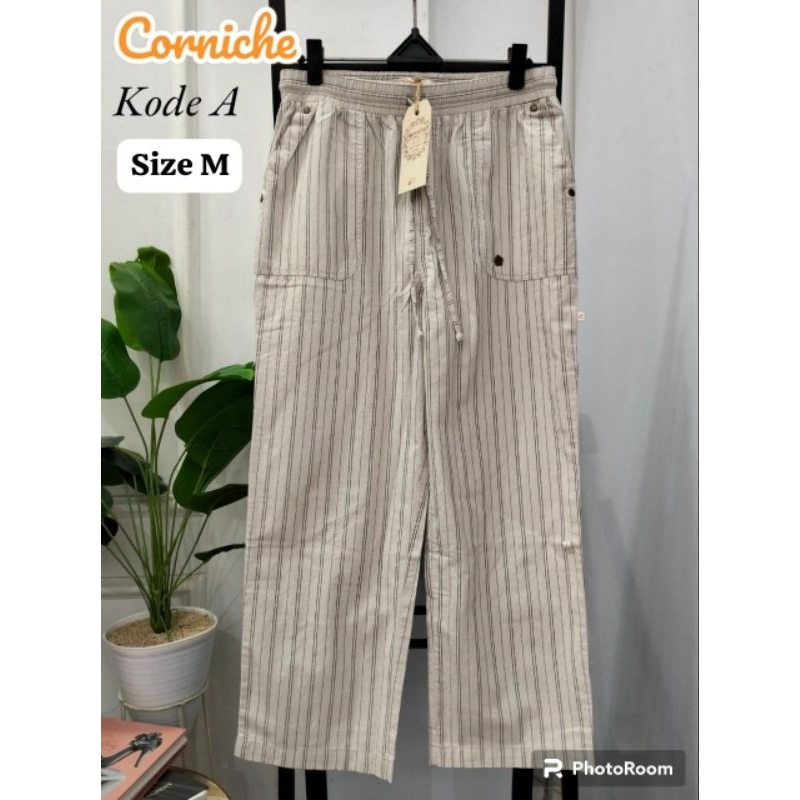 UNAQU-CELANA KULOT WANITA CORNICHE BAHAN KATUN MURAH KEKINIAN
