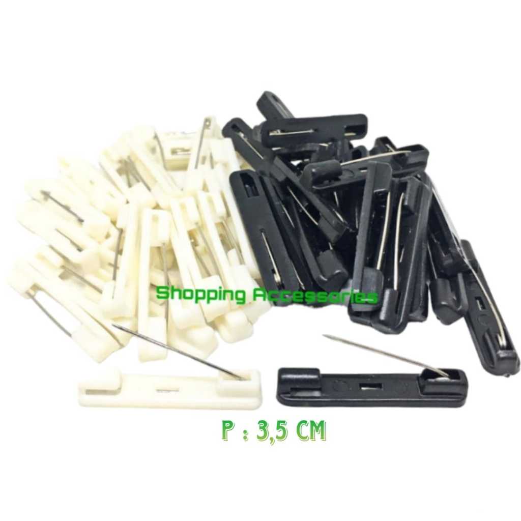 

HenJO Peniti Name Tag Plastik 3,5cm 1 1/2Inch Isi 144Pcs Bagus