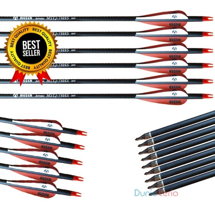 Anak Panah Arrow Musen Mix Carbon Fiber Spine 500 MSTJ-78HS