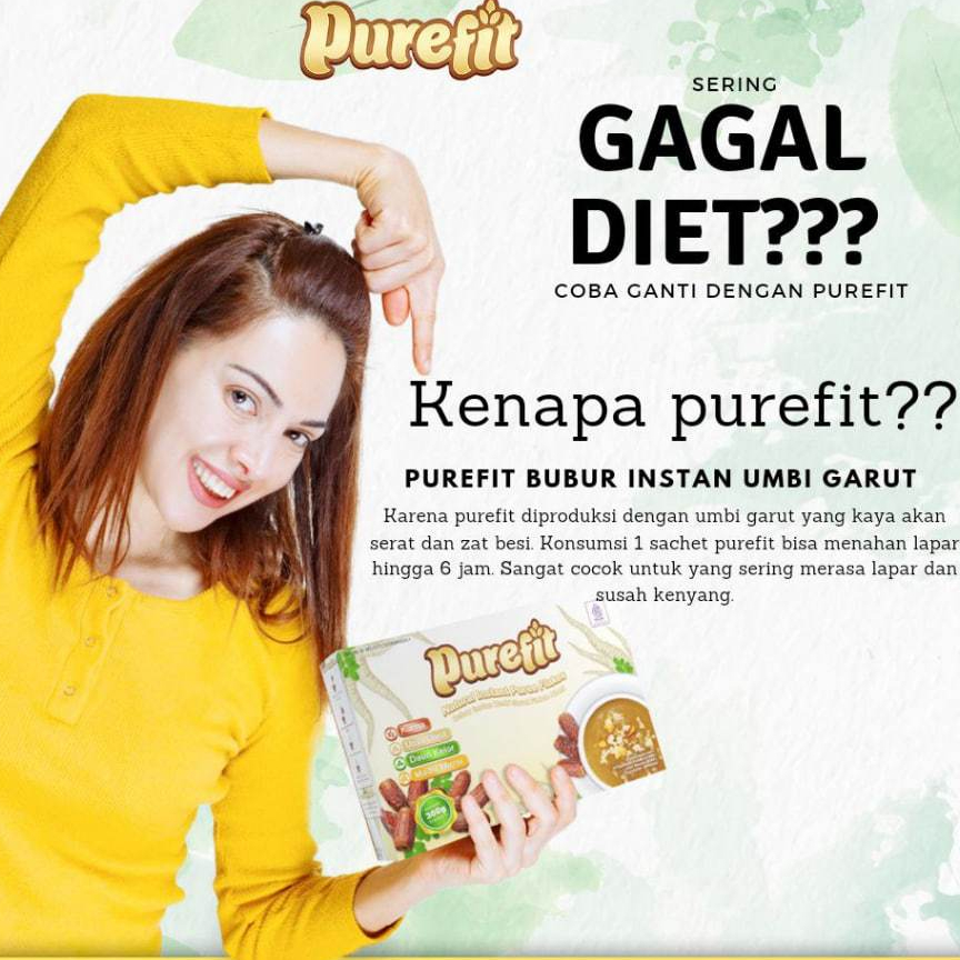 

PUREFIT Bubur ubi Garut Asam lambung - Ampuh mengatasi Aam lambung