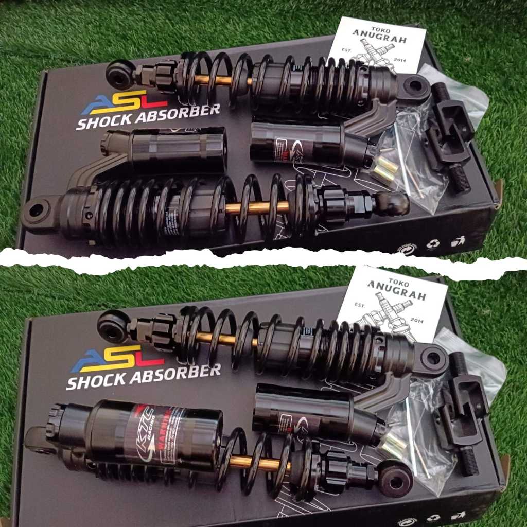 Shockbreaker Copy KTC Skok Belakang Tabung 320 340 Hitam As Gold