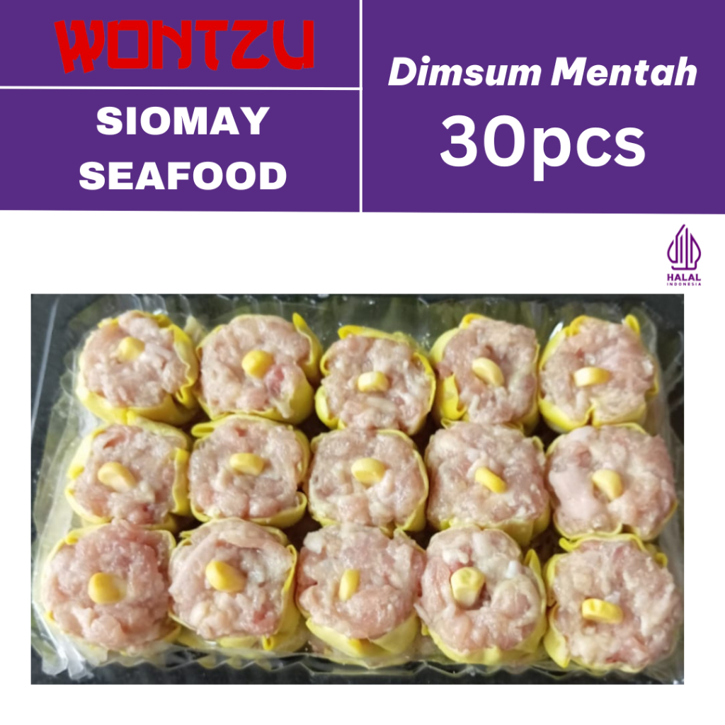 

Dimsum Siomay Seafood 30pcs - 100% Halal (Minimal 24-30 Pcs)