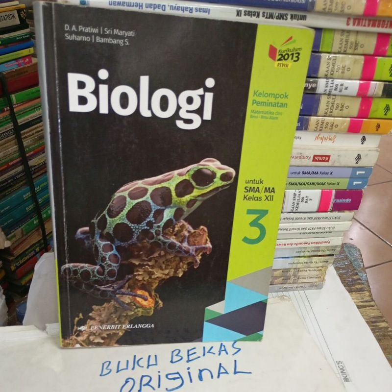 Biologi untuk SMA kelas 12 bekas original
