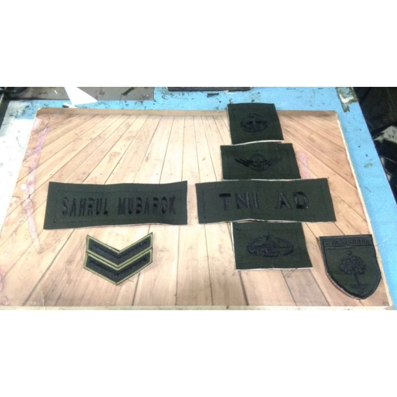 Papan nama PDL biasa (Atribut TNI AD,TNI AL,TNI AU,BELA NEGARA)