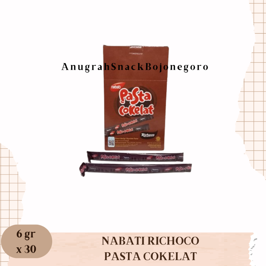 

Nabati Richoco Pasta Cokelat 6gr x 30