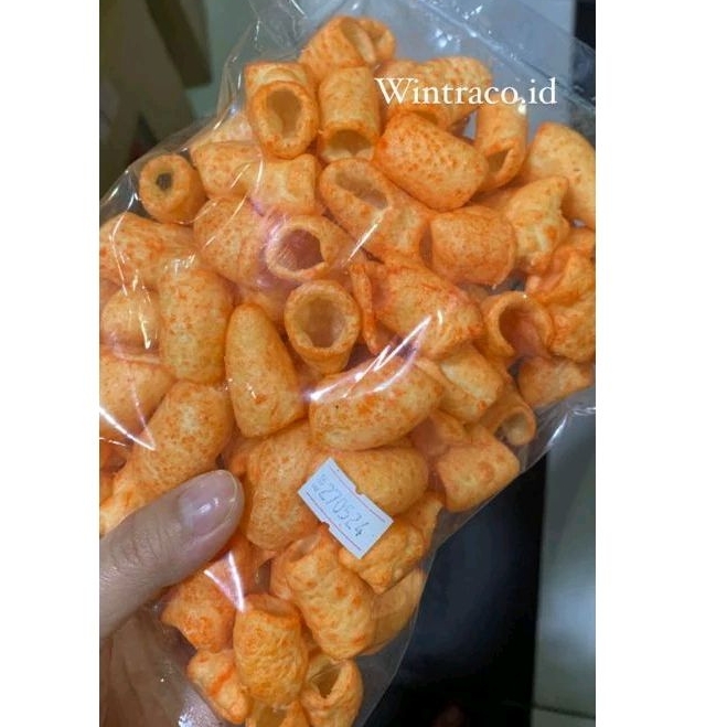 

KERUPUK MAKARONI PEDAS [75g] / MAKARONI MAKANAN RINGAN