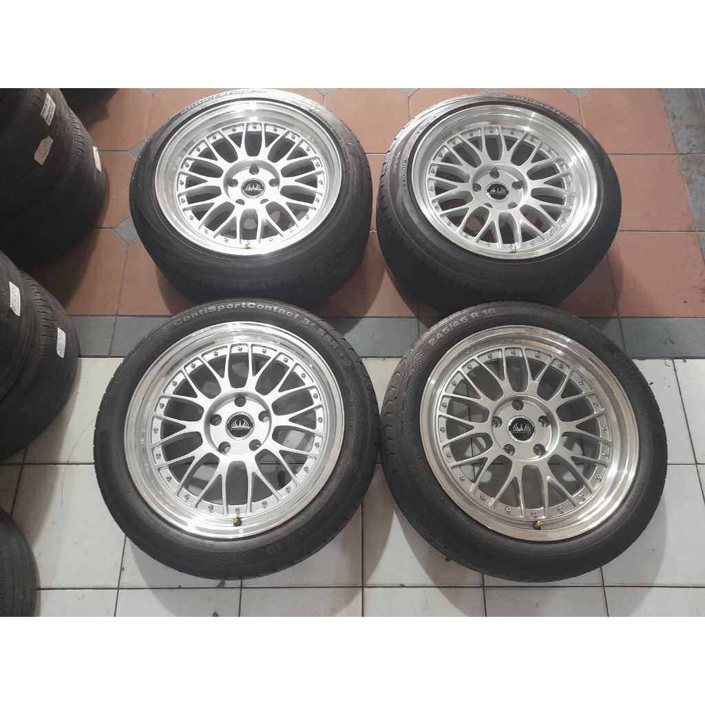 VELG SEKEN RESING BBS RING 18 PCD 5X120 + BAN 2 PCS