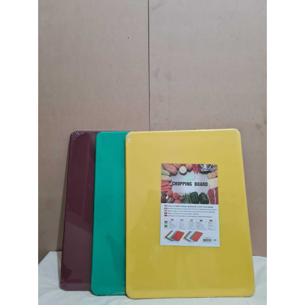 Sunnex Chopping Board 51 cm x 38 cm x 1.2 cm ( 6215CN ) / Talenan Dapur Plastik Warna Sunnex Jumbo