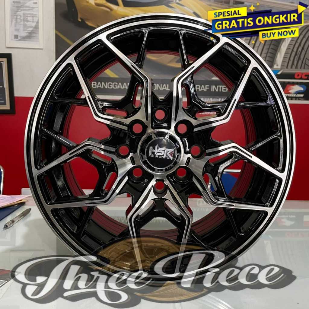 Velg hsr MALUK ring 14 lebar 6 et 35 two tone |xenia karimun agya brio calya dll