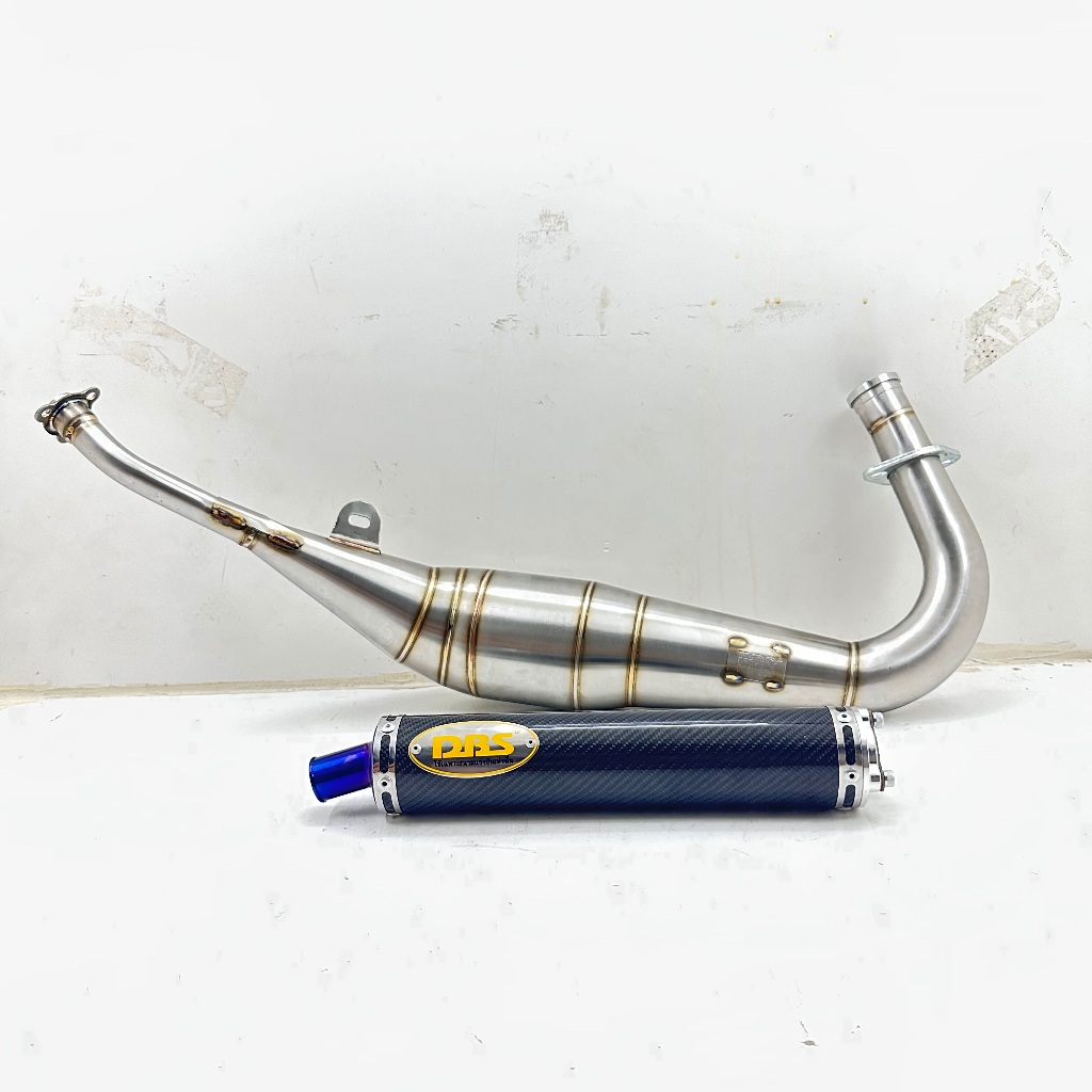 KNALPOT RXKING RX KING DBS STAINLES SELENSER CARBON DBS ORIGINAL THAILAND