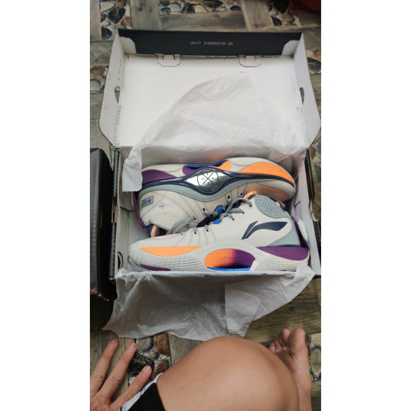 Lining Basketball Shoes Shadow 5 Li Ning Sepatu Basket Original
