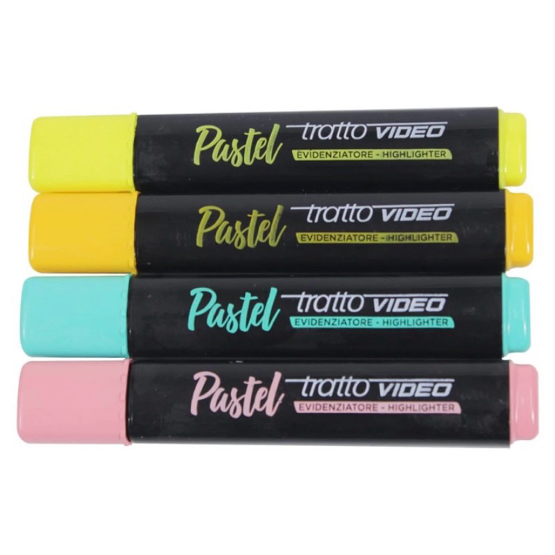 

Tratto Highlighter Pen Maker Warna Pastel 4 warna
