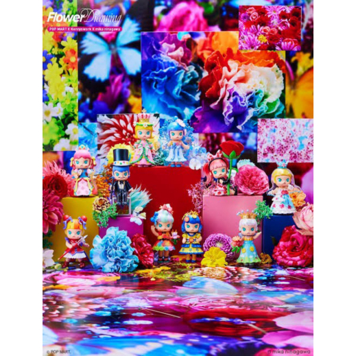 Jual Pop Mart Molly x Mika Ninagawa Flower Dreaming Fullset Sealed Limited