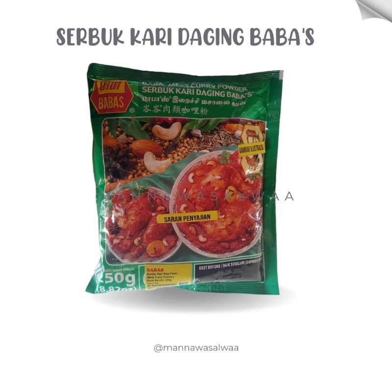 

Bumbu Kari Daging Babas 250gr