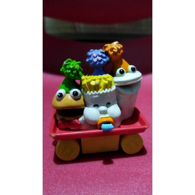 1994 Happy Meal Birthday Train McD Mc Donald's Vintage Toys.Mainan lawas jadul Action Figure Fast Fo