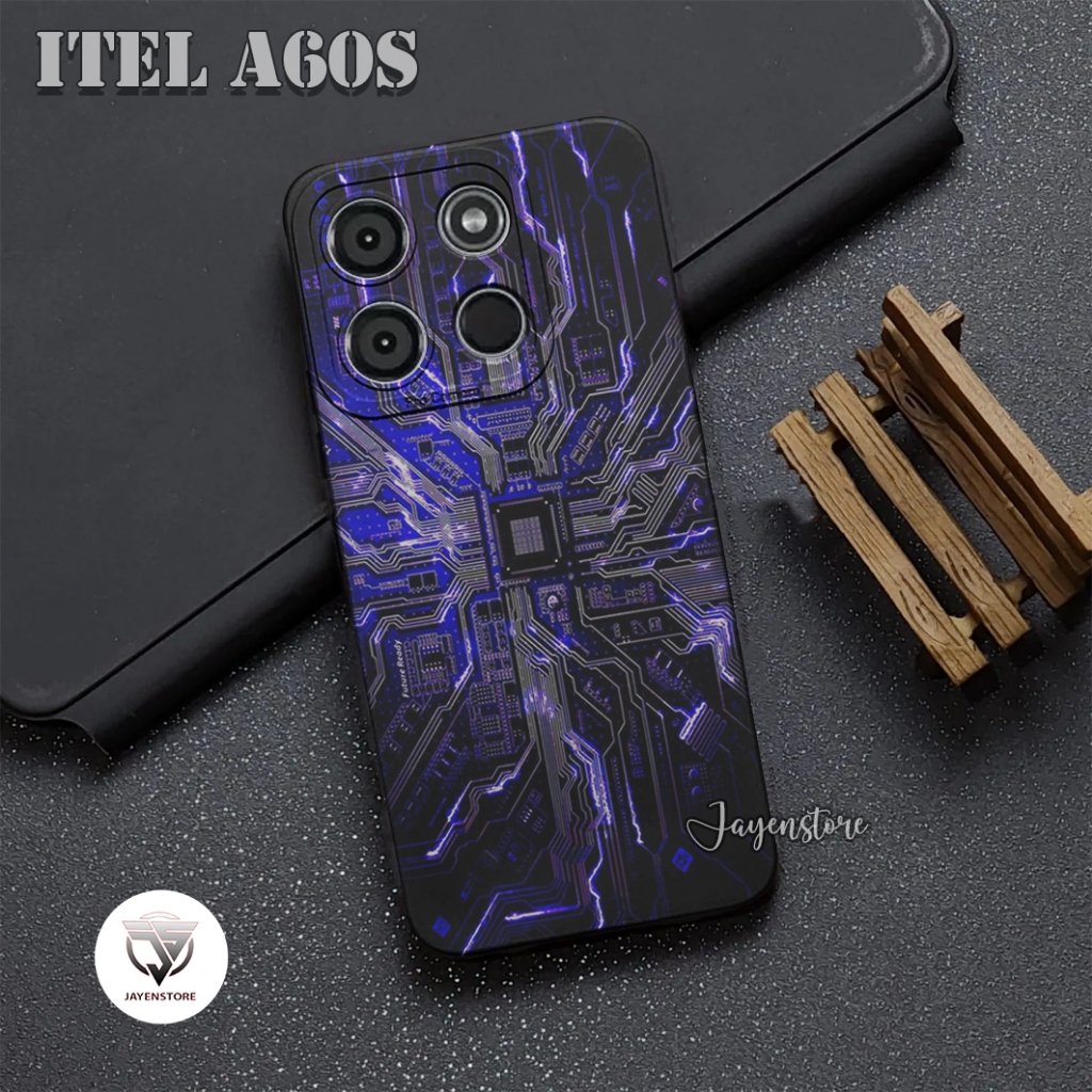 Softcase ITEL A60S Procamera Series Art Mesin Clasik - Jayenstore79