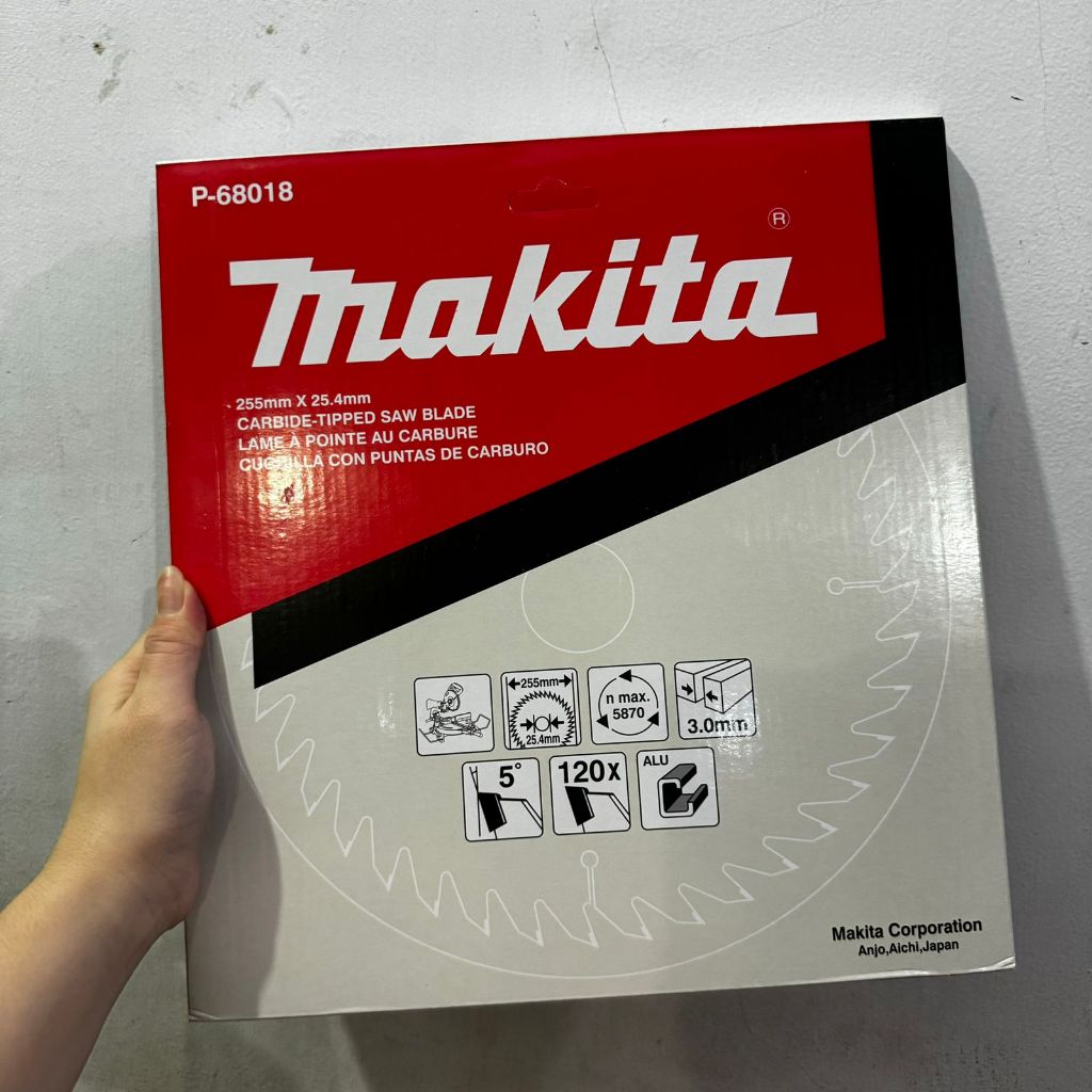 Mata potong alumunium MAKITA ASLI 10"X120T 10 INCH 10x120T circular tct saw blade 120 120t