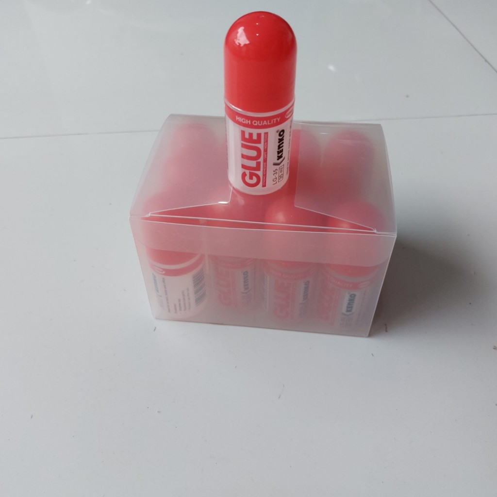 

1 LUSIN Lem Kertas LG35 Kenko Glue 35ml Cair Putih Bening Kecil