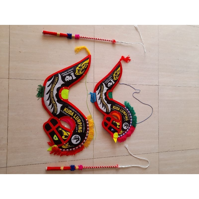 Kuda spon / jaranan spon / kuda lumping spon cambuk