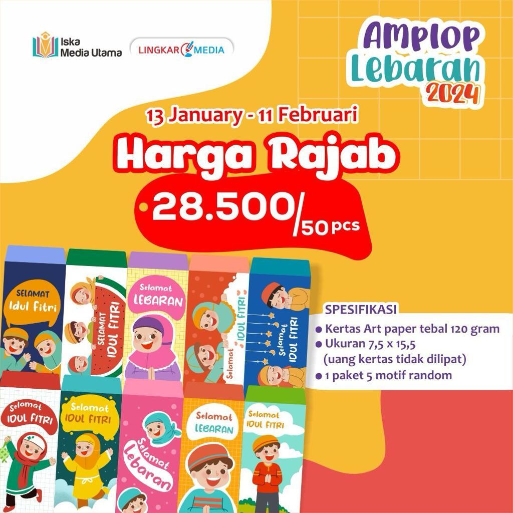 

AMPLOP LEBARAN IDUL FITRI ARTPAPER PREMIUM (isi 50 pcs)