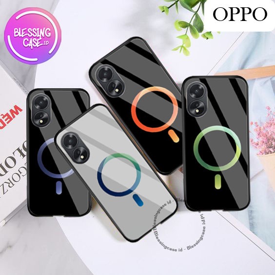 [SK27] Softcase Glass Kaca For Oppo A77S A58 4G A78 4G A58 5G A78 5G A38 A18 A57 2022 A96 A76 - Soft