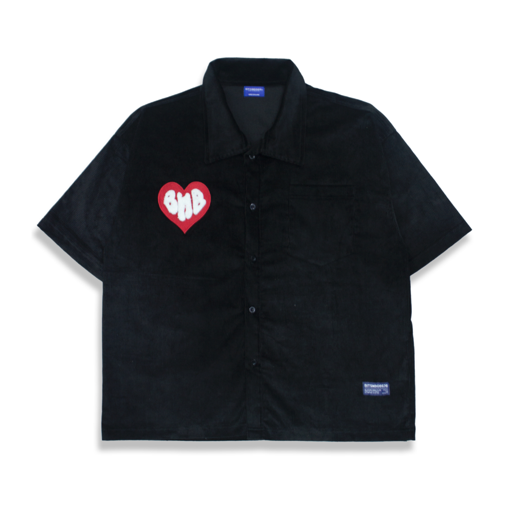 Bitsnbobs76 -  Work Shirt Boxy Spread Corduroy Boxy Fit
