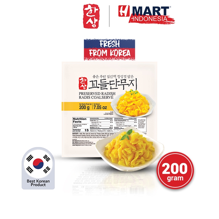 

Hansang Preserved Radish - Danmuji 200g