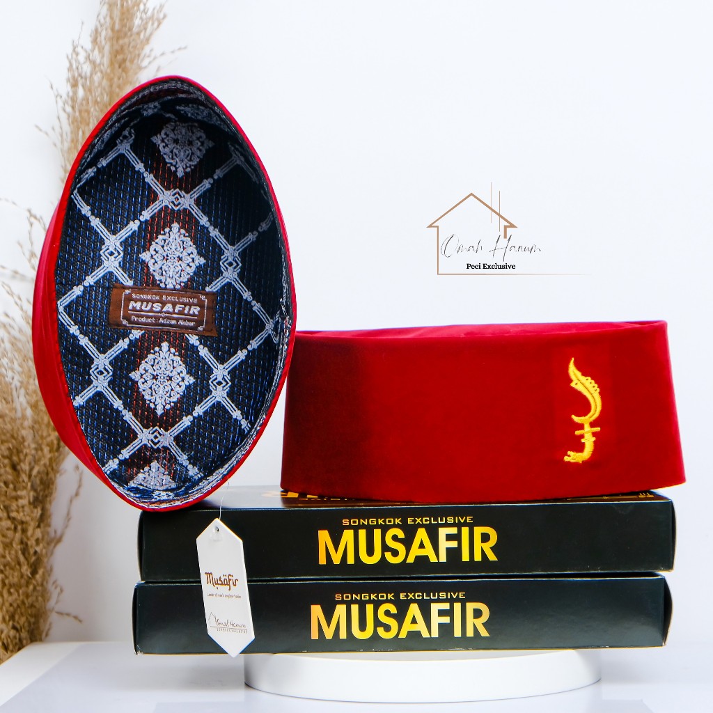 PECI KUJANG MERAH MAROON/SONGKOK KUJANG MERAH–kopya kujang merah/peci merah kujang