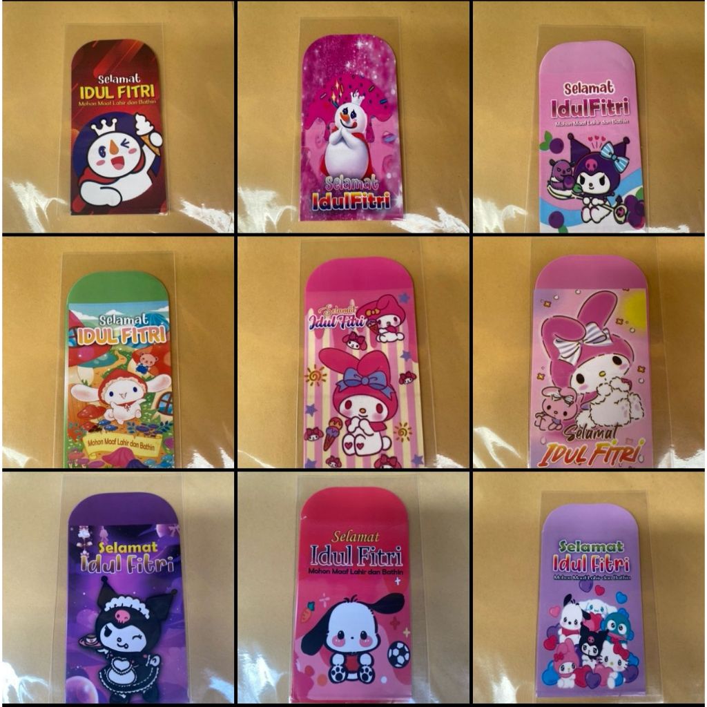 

AMPLOP AMPAU VIRAL LEBARAN KARTUN KUROMI SANRIO DAN KARTUN LAENNYA