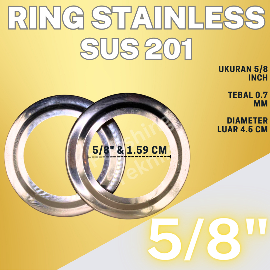 Ring Stainless Pipa 5/8" Inch SUS 201