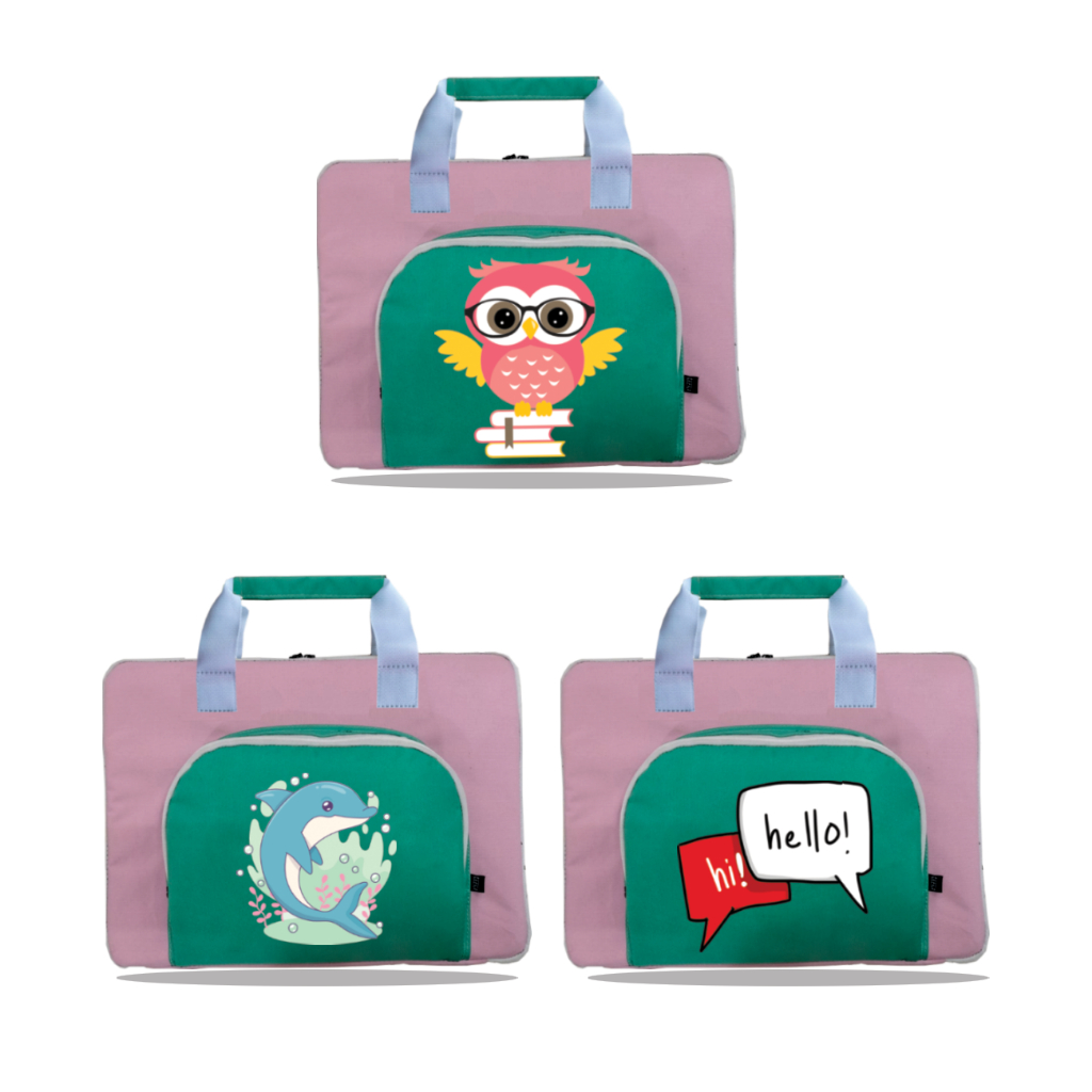 DISKON TAS LAPTOP 14 INCH / LAPTOP SLEEVE / CASE LAPTOP / TAS LAPTOP JINJING KARAKTER
