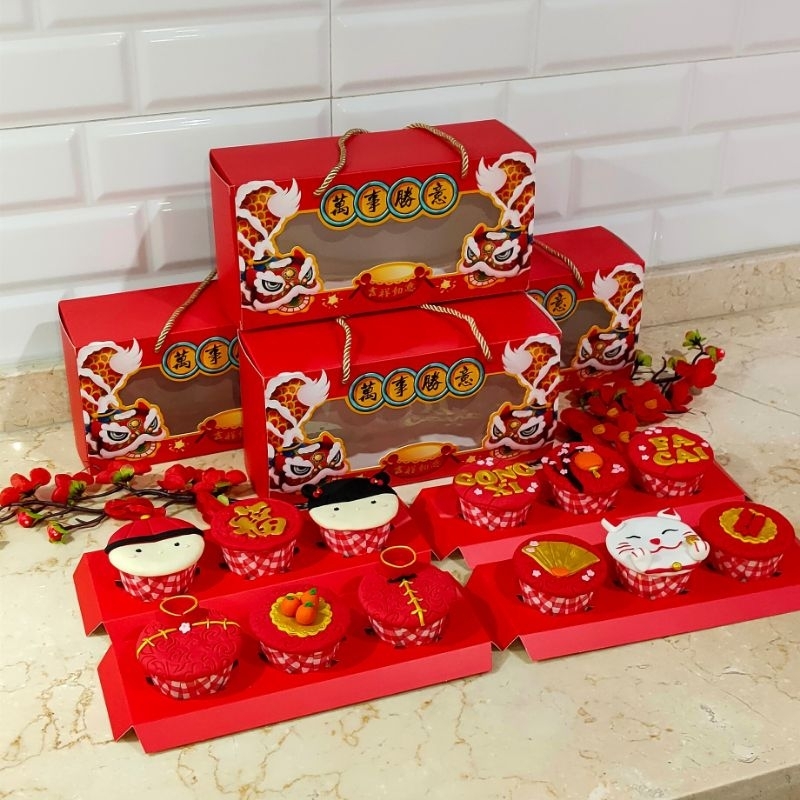 

Custom Imlek Cupcake / Hampers Imlek Chinese New Year