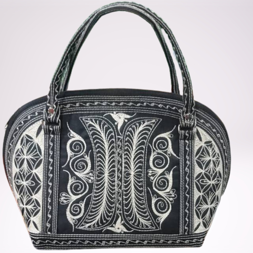 Handbag Motif Bordir Aceh | Tas Keong Sumbu Besar