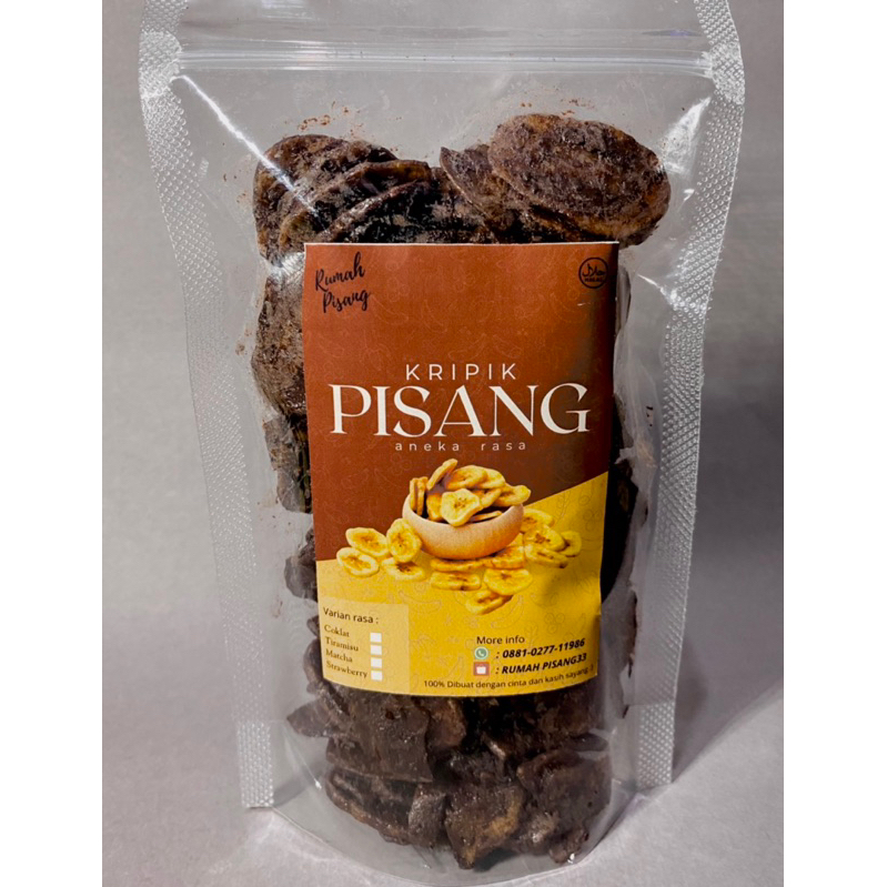 

Keripik Pisang Coklat Lumer 140gr ANEKA RASA (RUMAH PISANG)