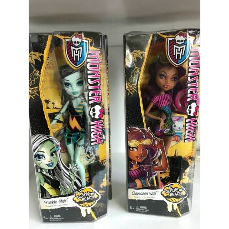 Boneka monster high gloom beach frankie and clawdeen