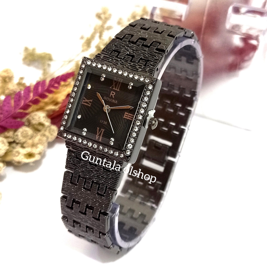 Jam Tangan Kasual Wanita Murah Model Kotak Terlaris Cod,Jam Rantai Cewek,Jam Fashion Wanita Terbaru