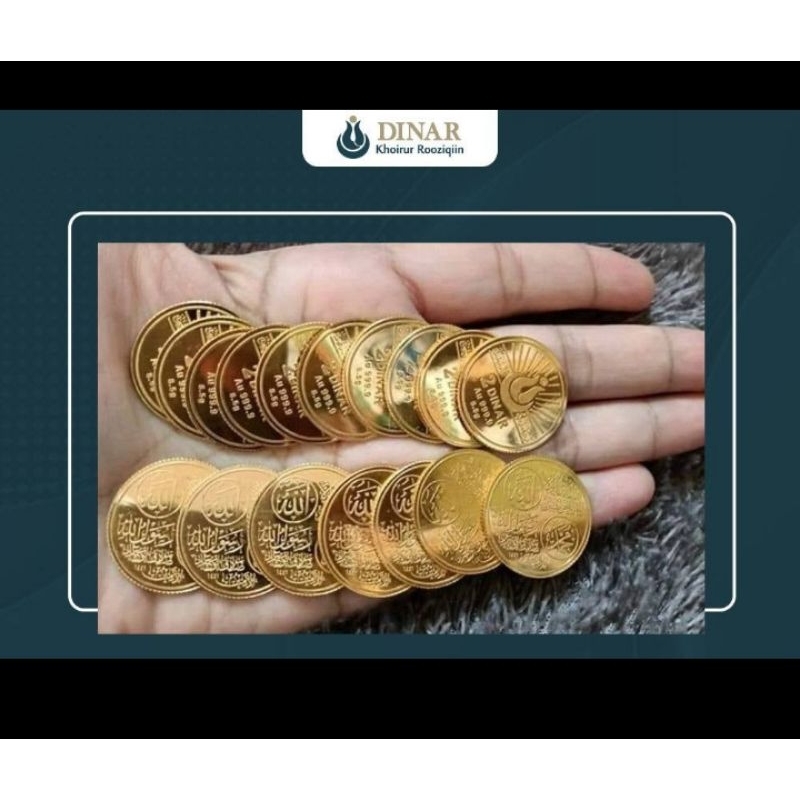 Koin Dinar Emas , Program DKR Puzzle ,999.9  Fine Gold, Dibawah 1 gram