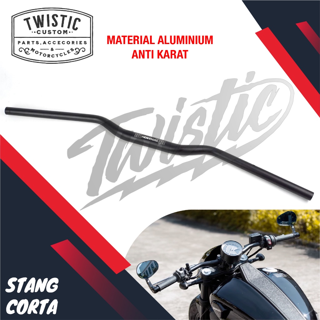 Stang Corta Drag Bar Motor Benelli Keeway V250 Benda V252C V252 C V 252 C QJMotor QJ Motor SRV 250 S