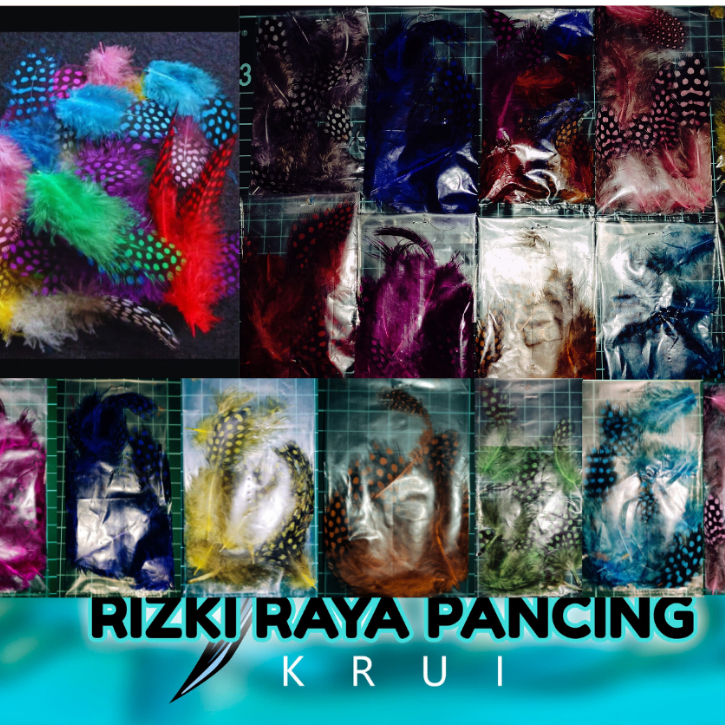 bulu polkadot umpan pancing/bulu sabiki