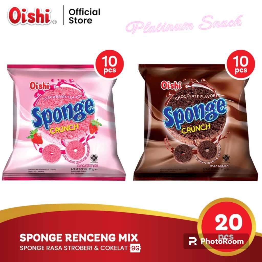 

Oishi Sponge Crunch | Isi 10 Bks @ 9 Gr